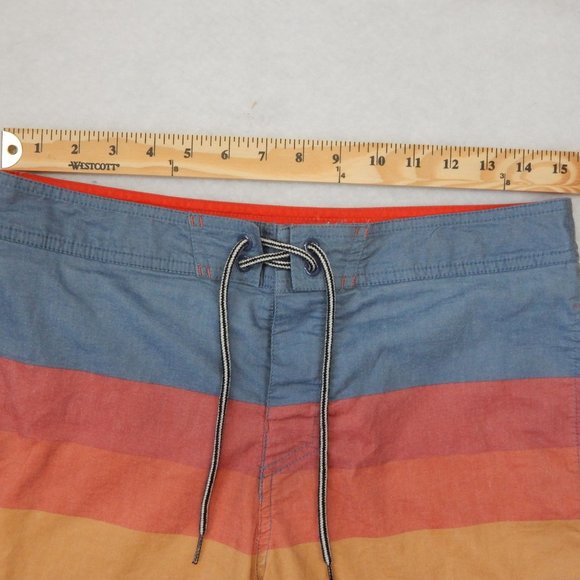 Goodfellow Co Mens Stripped Swim Shorts Size 30 - Picture 4 of 8